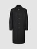 Maxi Wool Coat Black