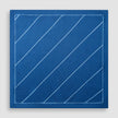 Pocket Square Navy Pinstripe