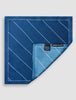 Pocket Square Navy Pinstripe