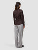 Women's Oxford Shirt Espresso Regular