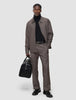 Siena Pants Relaxed Fit Dark Chestnut Melange