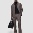 Siena Pants Relaxed Fit Dark Chestnut Melange