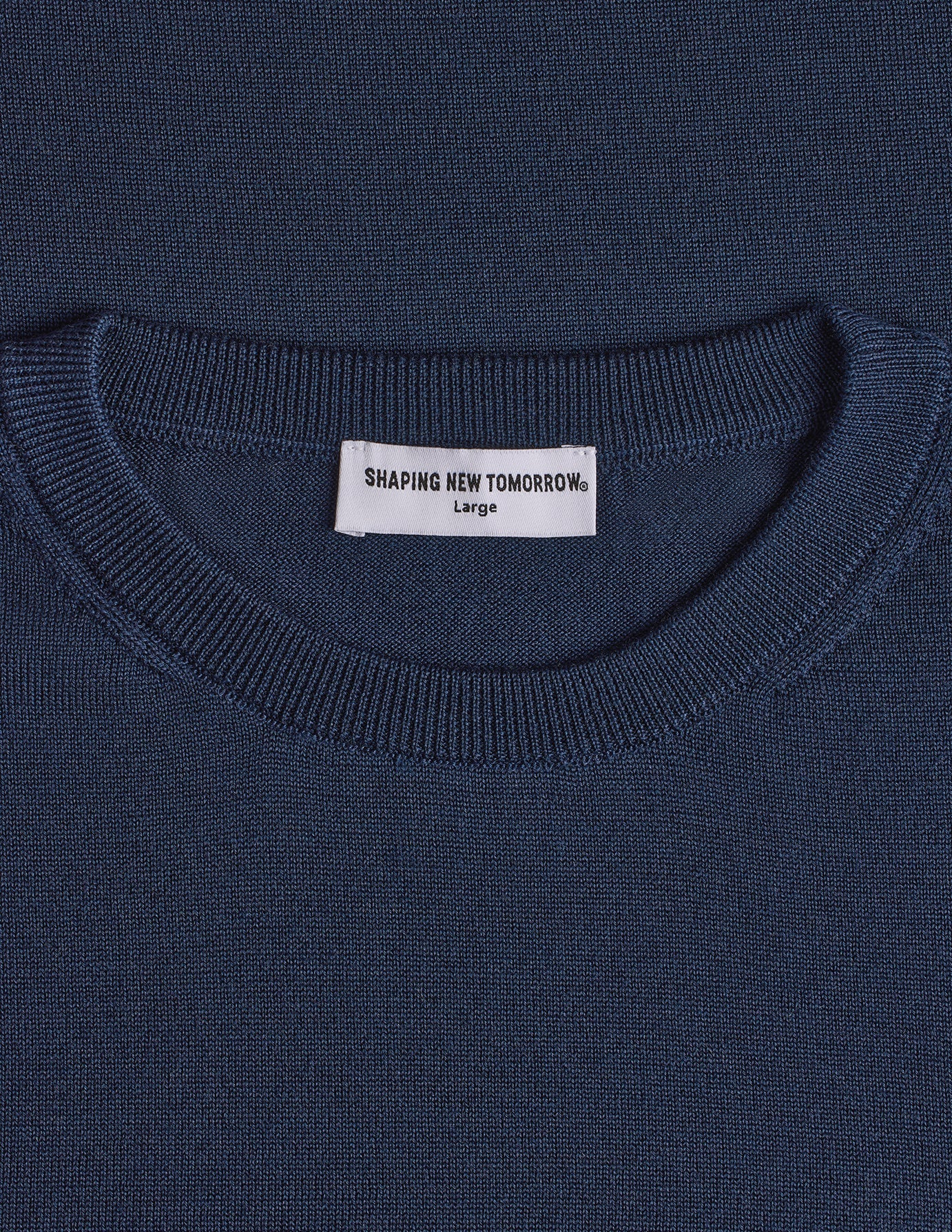 Premium Merino Crewneck Navy