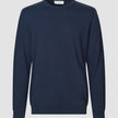 Premium Merino Crewneck Navy