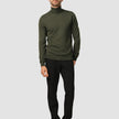 Premium Merino Turtleneck Nightfall Green