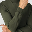 Premium Merino Turtleneck Nightfall Green