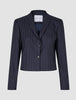 Women Raina Short Blazer Night Sky Pinstripe