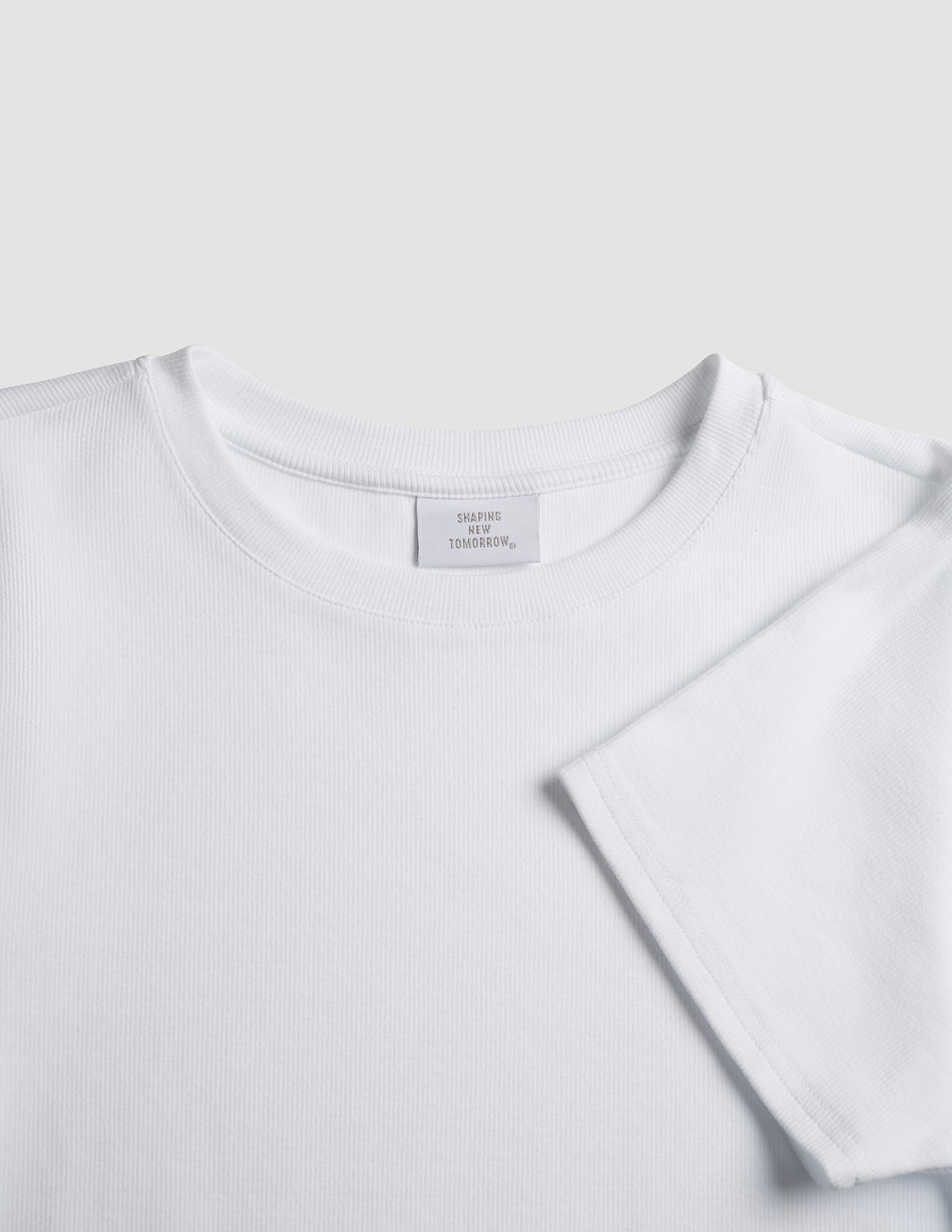 Rib T-Shirt White