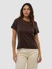 Women's Rib T-Shirt Espresso