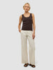 Women's Rib Tank Top Espresso