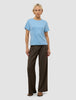 Women's Rib T-Shirt Blissful Blue