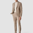 Essential Blazer Slim Sand Grain