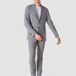 Essential Suit Pants Slim Duo Check Blue