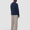 Seamless Premium Merino Knit Crewneck Dark Navy