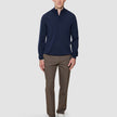 Seamless Premium Merino Knit Half Zip Dark Navy