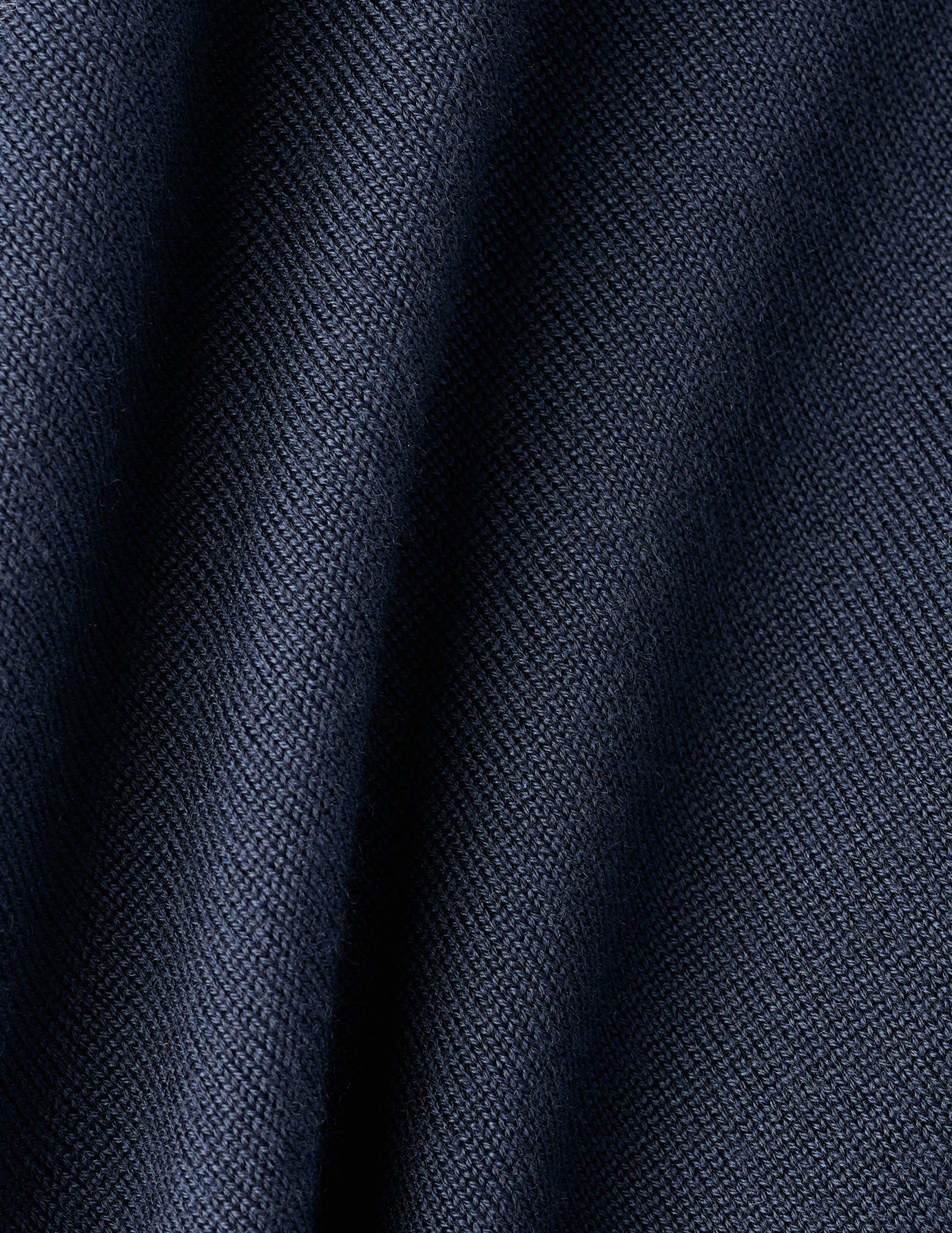 Seamless Premium Merino Knit Half Zip Dark Navy