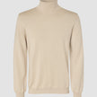 Seamless Premium Merino Knit Turtleneck Birchwood