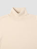 Seamless Premium Merino Knit Turtleneck Birchwood