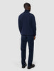 Seamless Premium Merino Knit Turtleneck Dark Navy