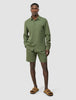 Seersucker Casual Shirt Clover Green