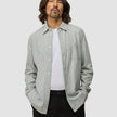 Seersucker Casual Shirt Green Stripes