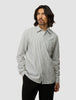 Seersucker Casual Shirt Green Stripes