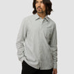 Seersucker Casual Shirt Green Stripes