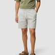 Seersucker Shorts Green Stripes