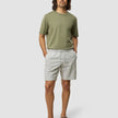 Seersucker Shorts Green Stripes
