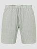 Seersucker Shorts Green Stripes