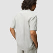 Seersucker Short Sleeve Shirt Green Stripes