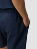 Seersucker Shorts Dark Navy
