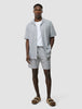 Seersucker Short Sleeve Shirt Navy Stripes