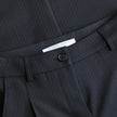 Serene Pants Wide Black Night Pinstripe