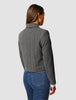 Serene Short Jacket Grey Herringbone