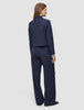 Women's Serene Short Jacket Marine Pinstripe