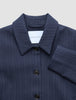 Women's Serene Short Jacket Marine Pinstripe