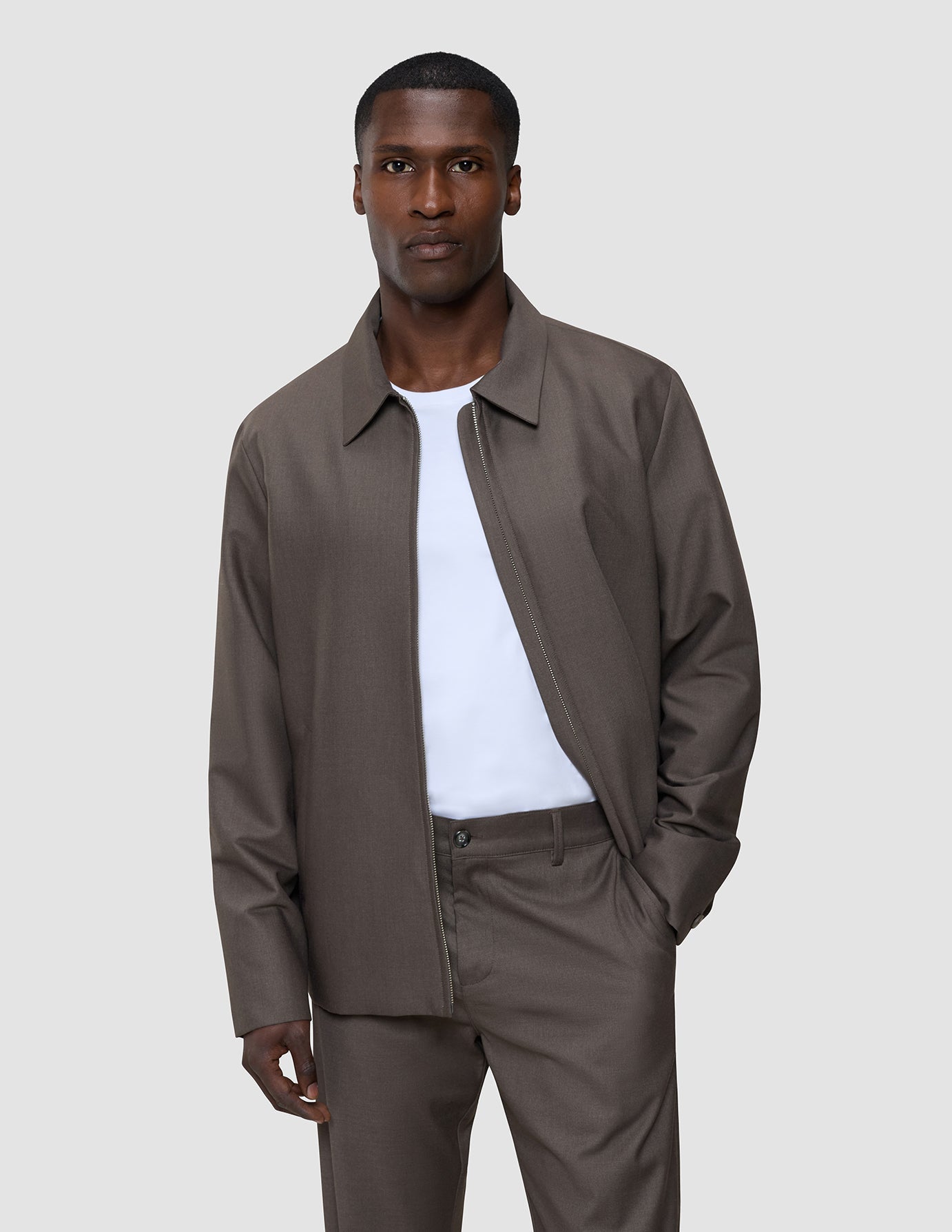 Siena Jacket Dark Chestnut Melange