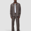 Siena Pants Relaxed Fit Dark Chestnut Melange