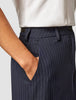 Essential Maxi Skirt Navy Pinstripe