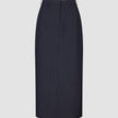 Essential Maxi Skirt Navy Pinstripe