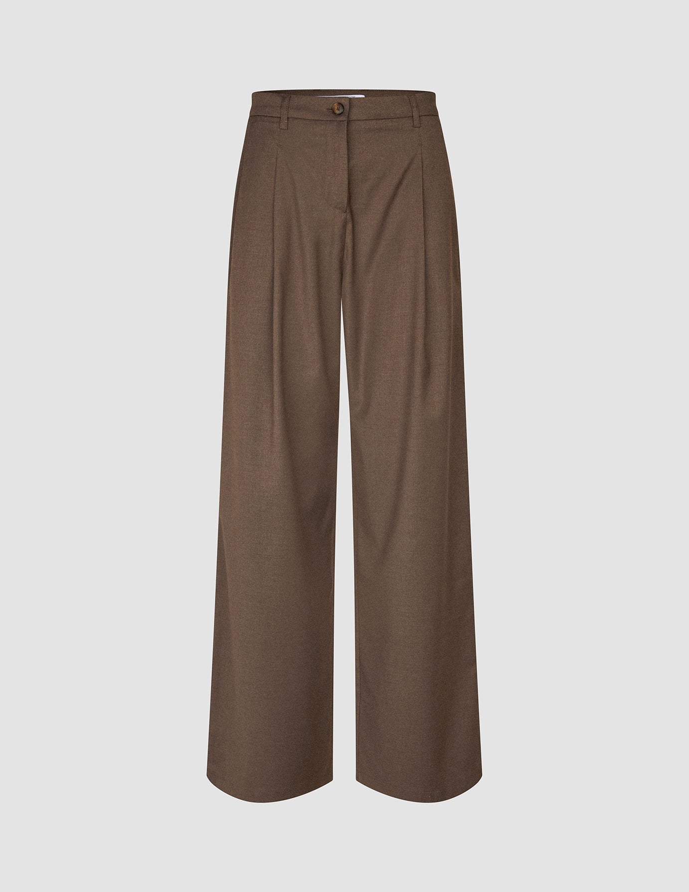 Women's Skye Pants Wide Dark Chestnut Melange