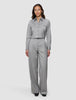 Women's Skye Pants Wide Mellow Beige Herringbone