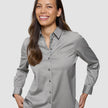 Skye Set Mellow Beige Herringbone Shirt & Wide Pants