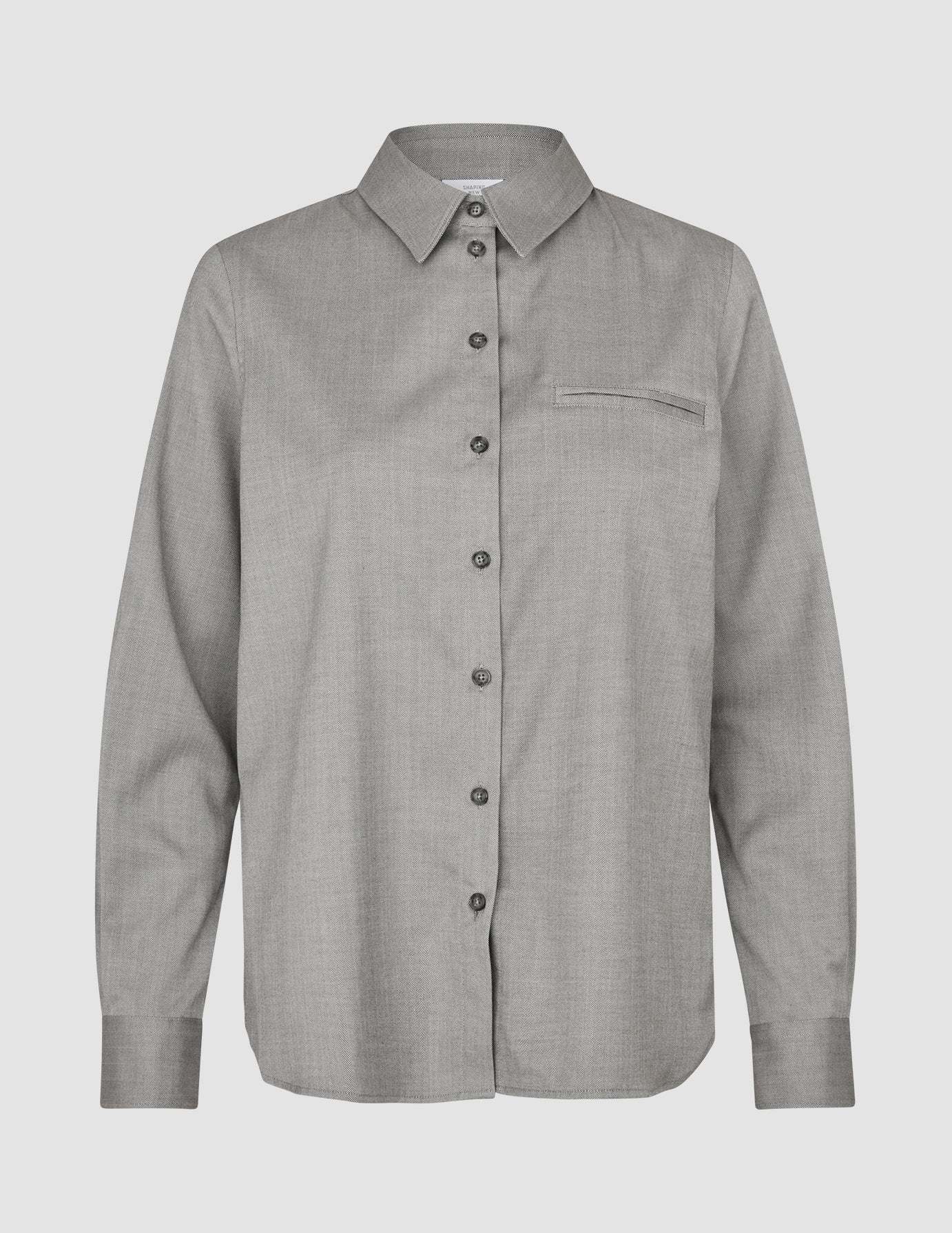 Women's Skye Shirt Mellow Beige Herringbone
