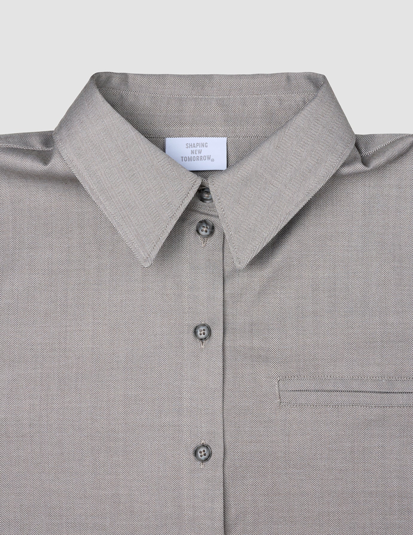 Women's Skye Shirt Mellow Beige Herringbone