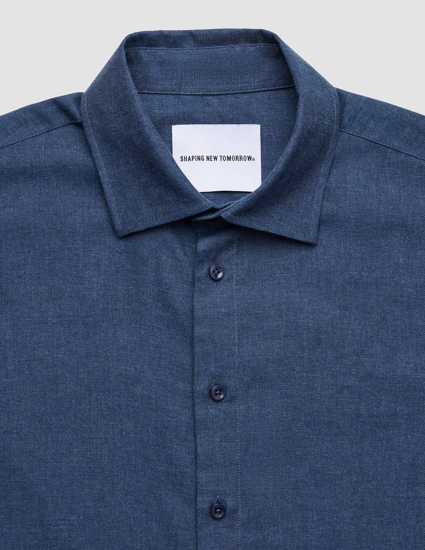 Soft Flannel Shirt Dark Navy