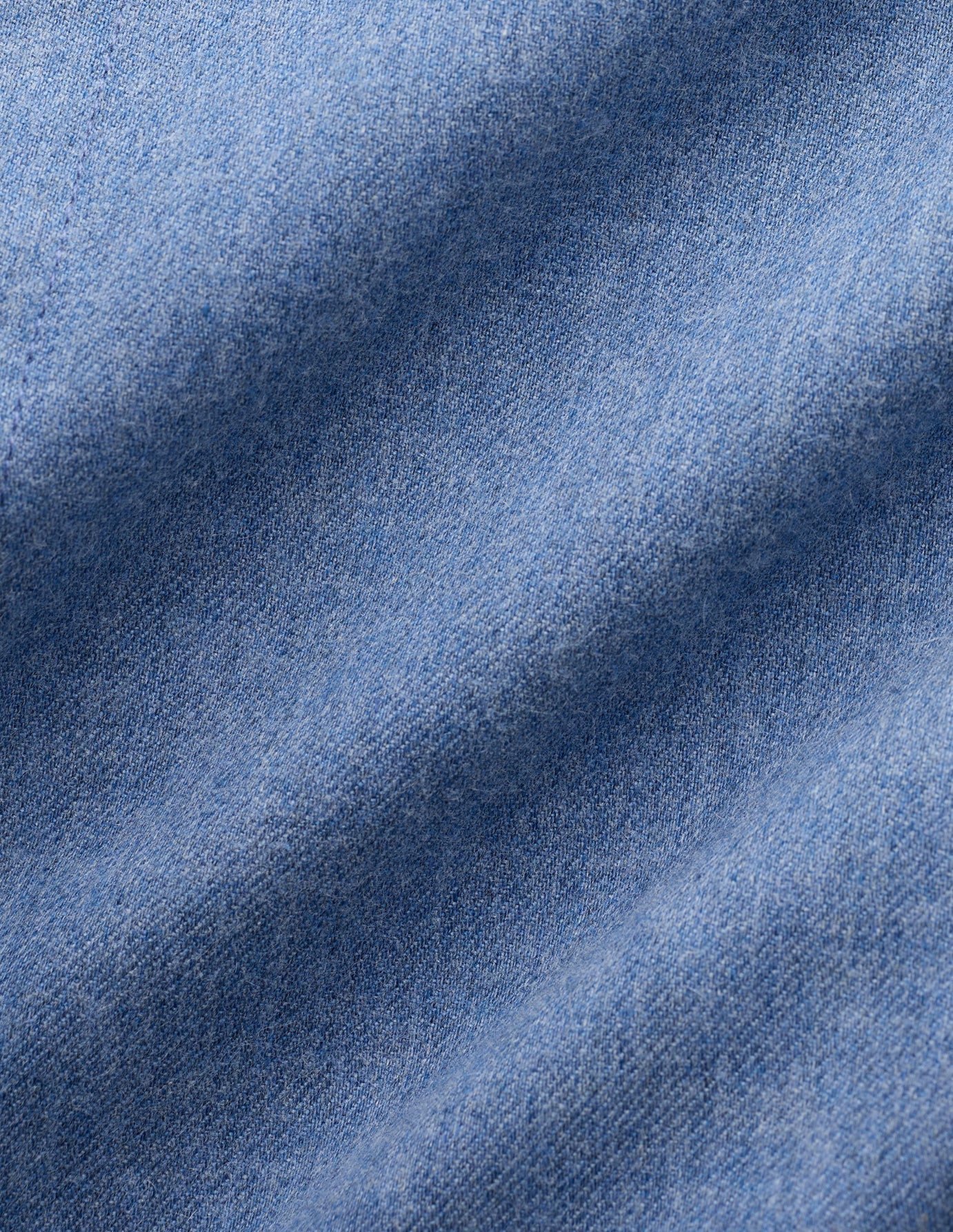 Soft Flannel Shirt Dusky Blue