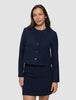 Sorae Set Midnight Blue Short Jacket & Short Skirt
