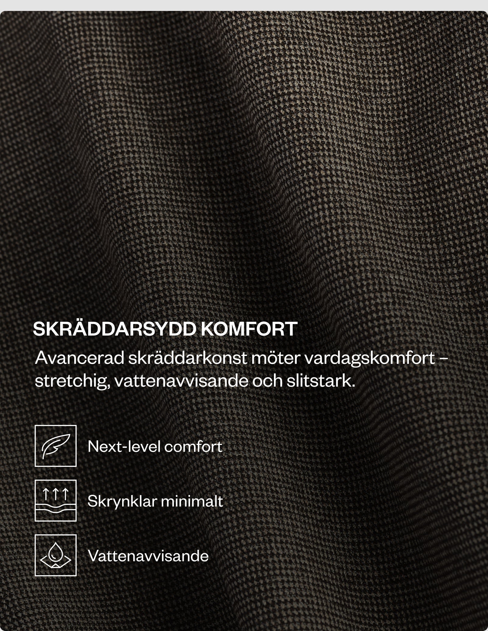 Essential Suit Pants Slim Moss Green Pinstripe